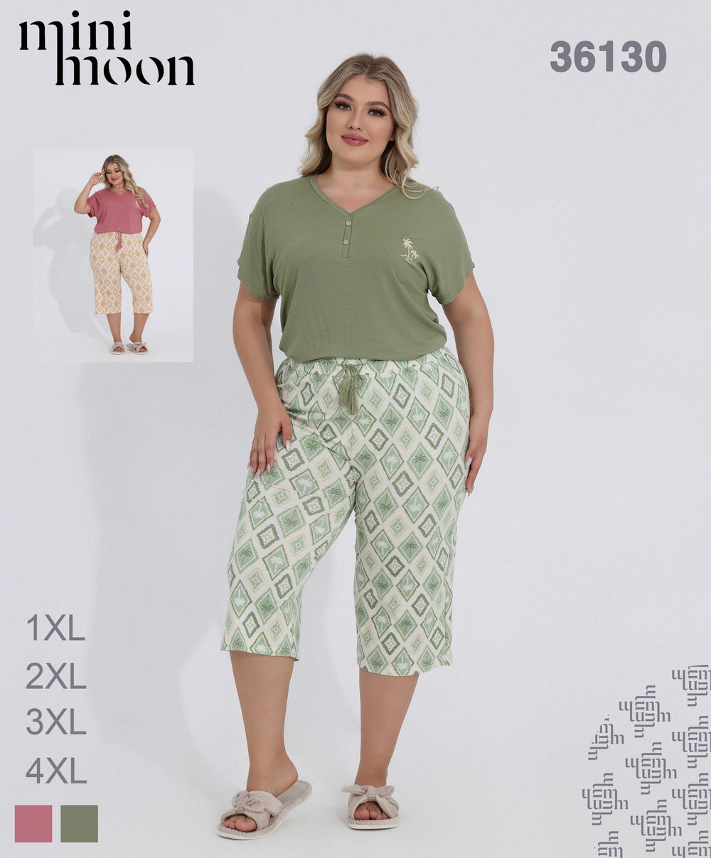 بيجاما برمودا BIGSIZE