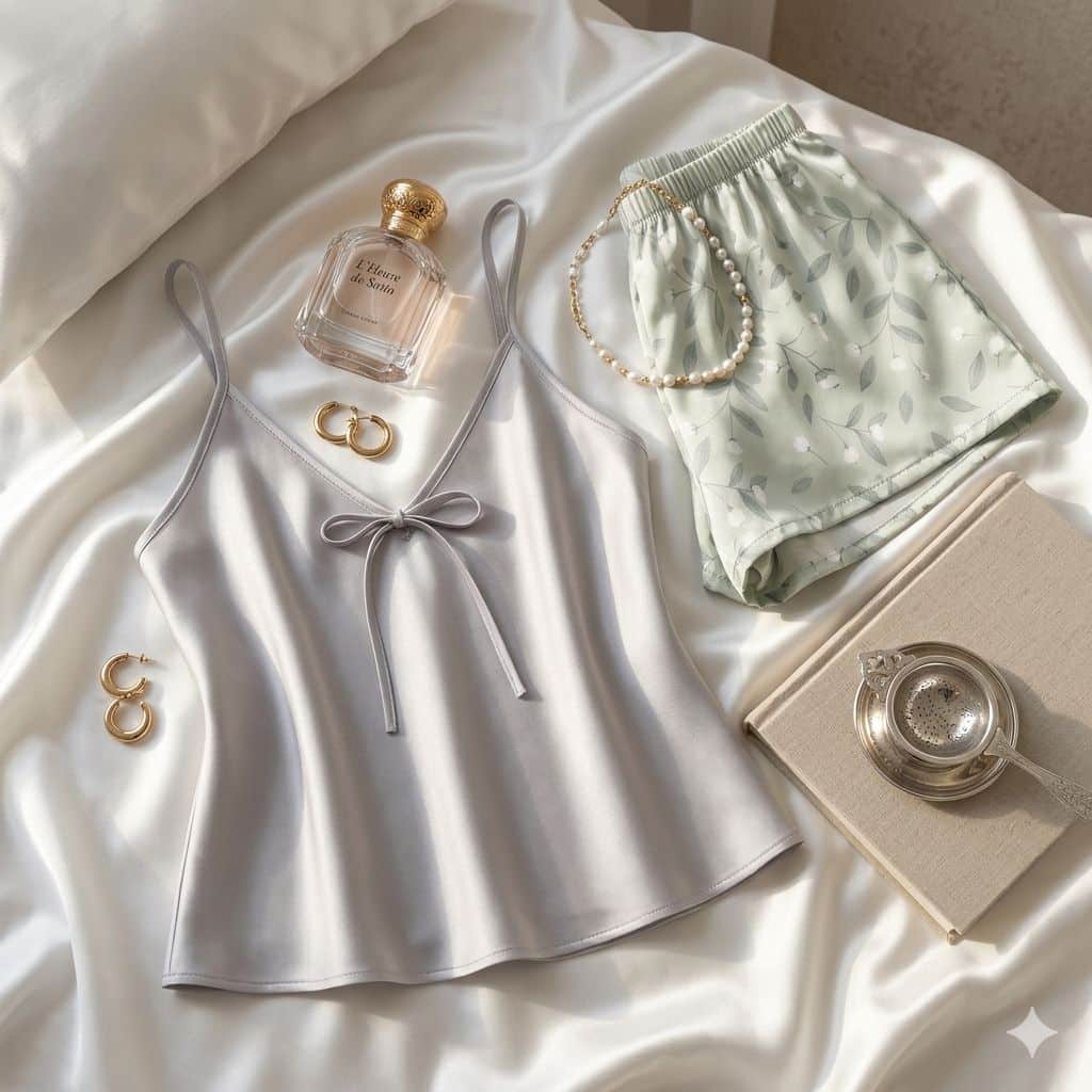 بيجاما شورت ساتان