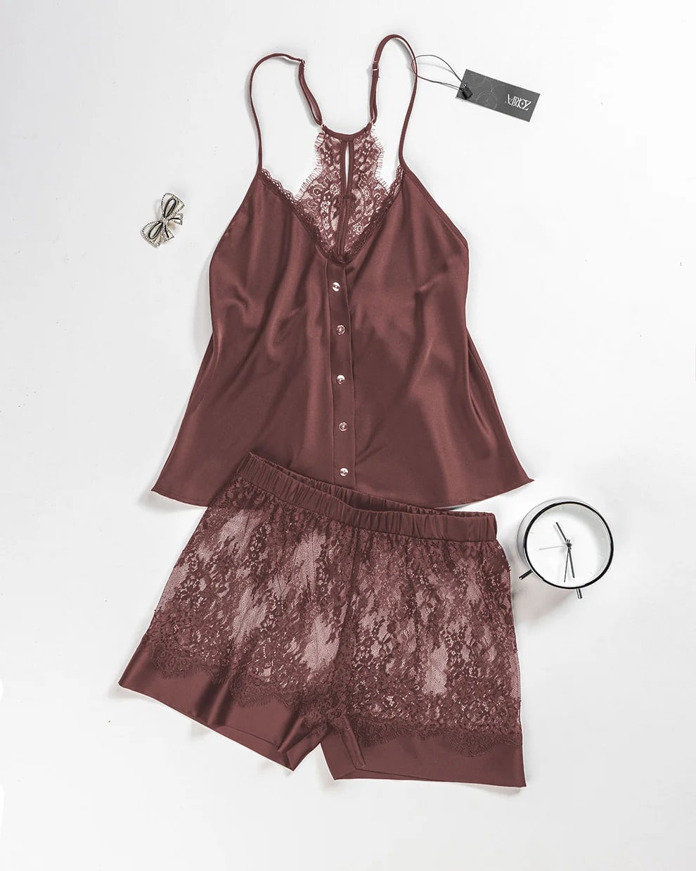 بيجاما شورت ساتان