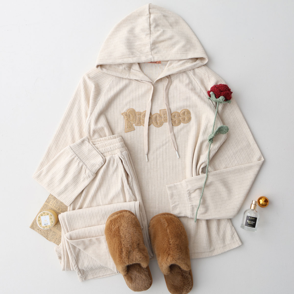 Untitled-4 بيجاما بنطلون صوف ناعم - الصورة 1